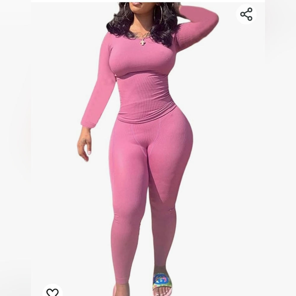 Pink legging set